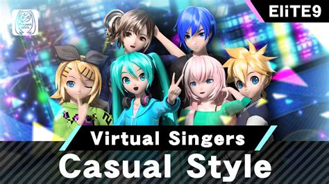 Casual Style Virtual Singers Hatsune Miku Project DIVA Mega Mix Mods