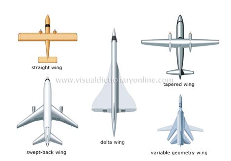 TRANSPORT MACHINERY AIR TRANSPORT EXAMPLES OF WING SHAPES Image