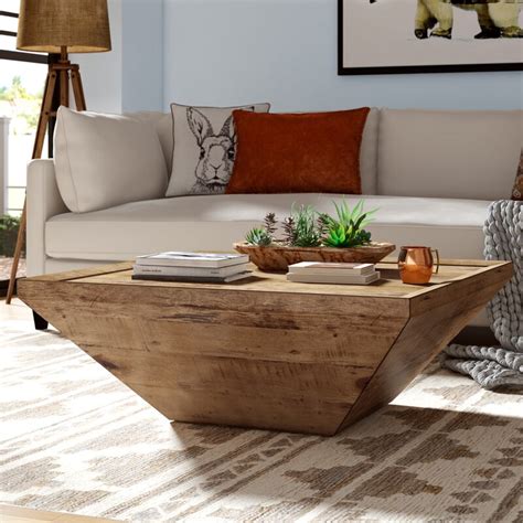 Foundry Select Atlanta Solid Wood Solid Coffee Table