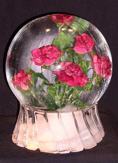 Images In Ice Tabletop Centerpieces Boston Ma Glass Globe Centerpieces Glitter Globes