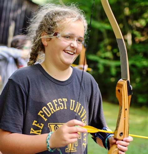 Summer Camp Archery Bow And Arrow Shooting Rockbrook Camp