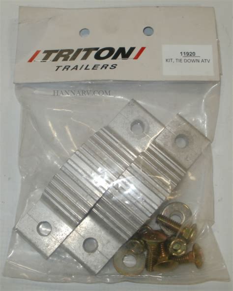 Triton 11920 Side Rail Tie Downs For Atv90 Series Trailers Pair