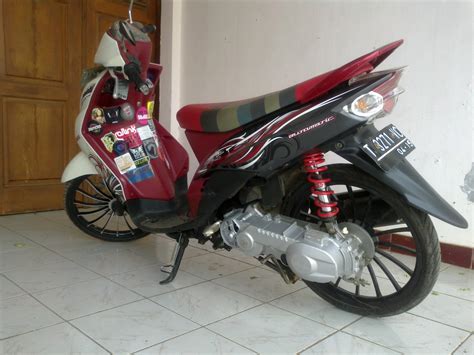 Modifikasi yamaha mio soul soul mx simple thailook mothai. MODIF EX: Mio Soul Velg 17.