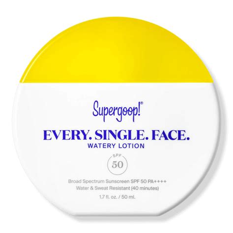 Best Sunscreen At Ulta Supergoop Every Single Face Watery Lotion