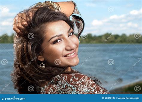 Beautiful Ethnic Young Women Stock Image Image Of Happiness