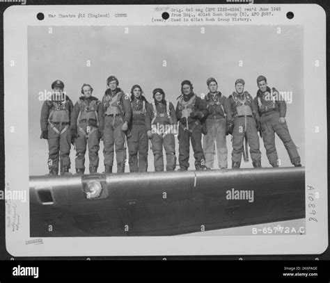 Lt Bradley And Crew Of The 613th Bomb Squadron 401st Bomb Group