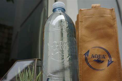 Danone Aqua Reveals Indonesias First 100 Recycled Plastic Bottle