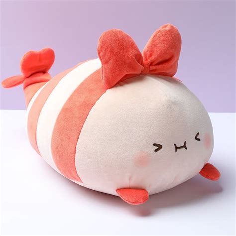 ️ Butterfly Shrimp Lying Plush Toy Stuffed Toys ️ 30cm By Miniso