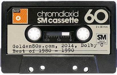 Tape Cassette 80s Animated Golden Audio Deck