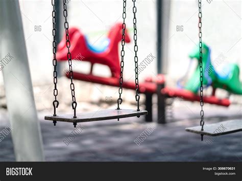 Empty Swing Playground Image And Photo Free Trial Bigstock