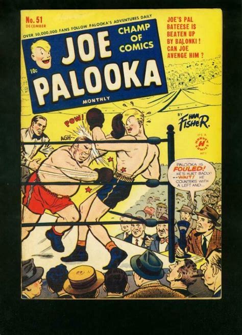 Joe Palooka Boxing Comic Ham Fisher Babe Ruth Vg Comic