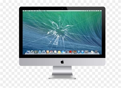 Quick Cracked Screen Imac Screen Repair Hd Png Download 751x637