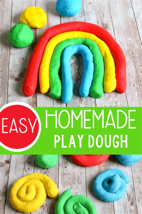 Easy Homemade Play Dough Recipe For Kids Life Over Cs