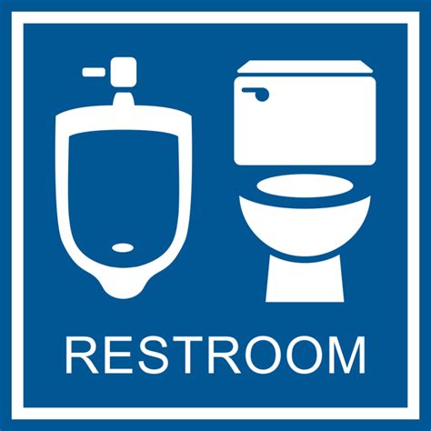 Gender Neutral Restroom Western Safety Sign