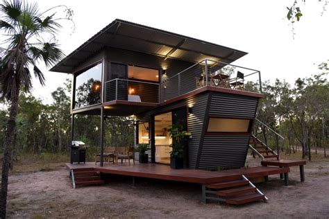 The Litchfield Container Cabin Blends Nature With