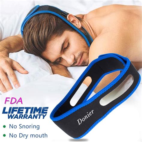 [2020 upgrade] anti snoring chin strap comfortable natural snoring solution snore stopper most