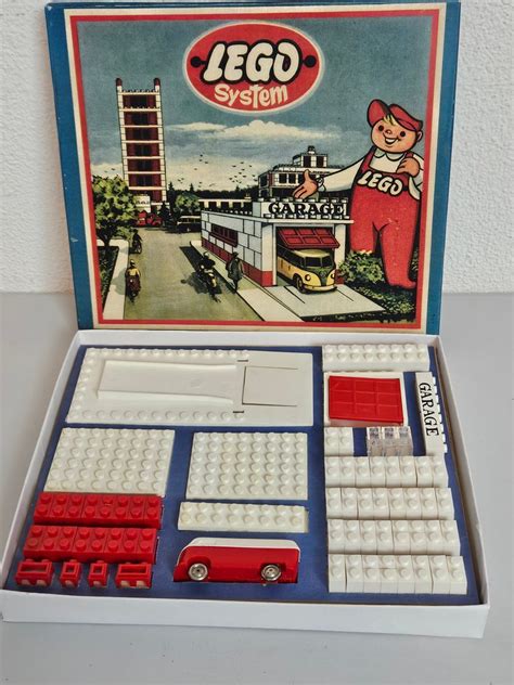 Lego System 236 Vintage Garage Uit 1956 Met Automatische Deur En
