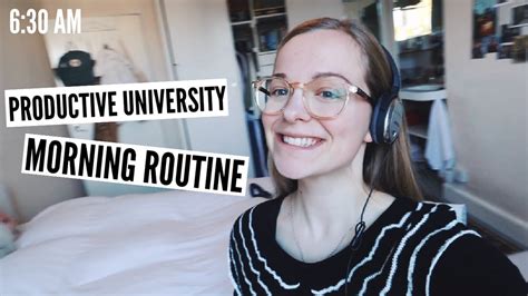 Productive University Morning Routine 630am Youtube