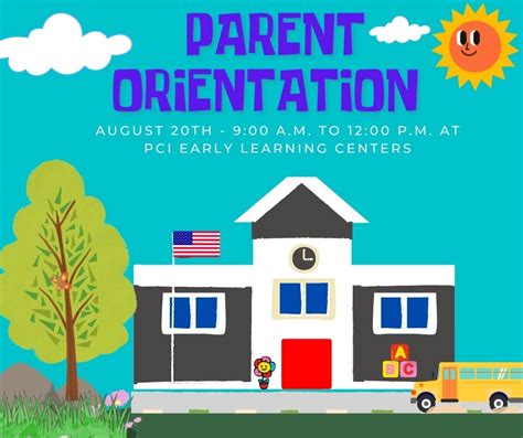 Parent Orientation Parent Child Inc