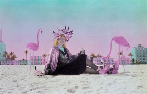 Flamingo Lady Of Miami Beach Niki Butchermiami Beach © 1985 Clyde