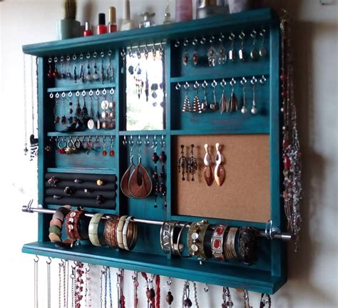 Jewelry Holder Large Earrings Display Turquoise Jewelry Storage
