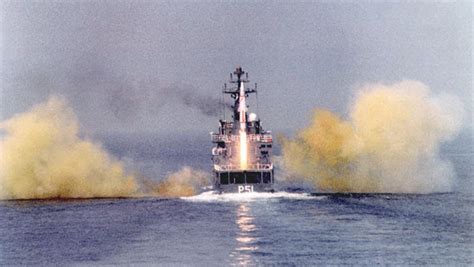Ship Launched Ballistic Missiles Prithvi On A Surface