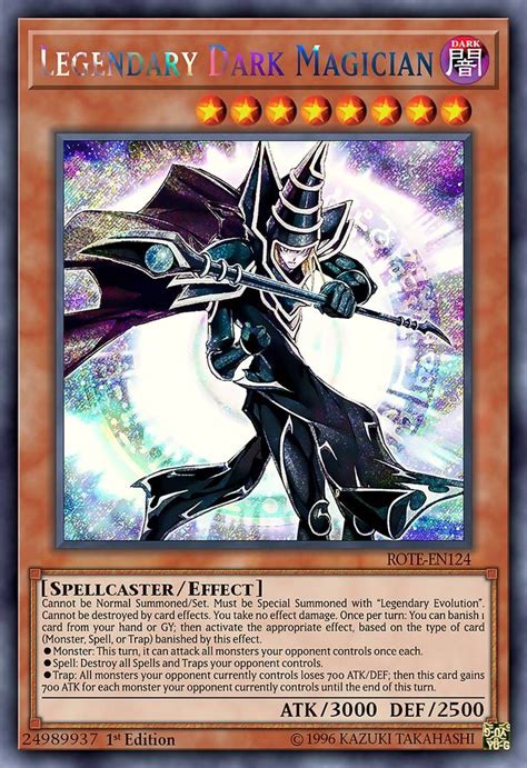 Legendary Dark Magician By Chaostrevor Custom Yugioh Cards Custom