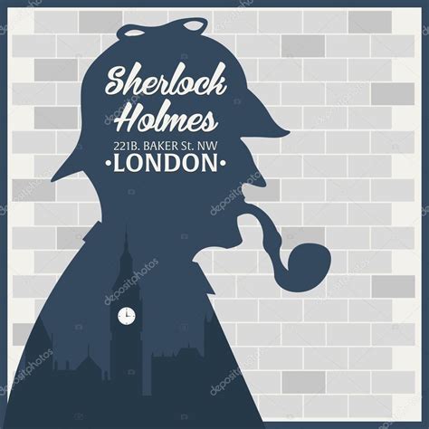 Sherlock Holmesdetective Illustration Illustration With Sherlock