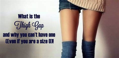 Whats A Thigh Gap And Why You Cant Have It