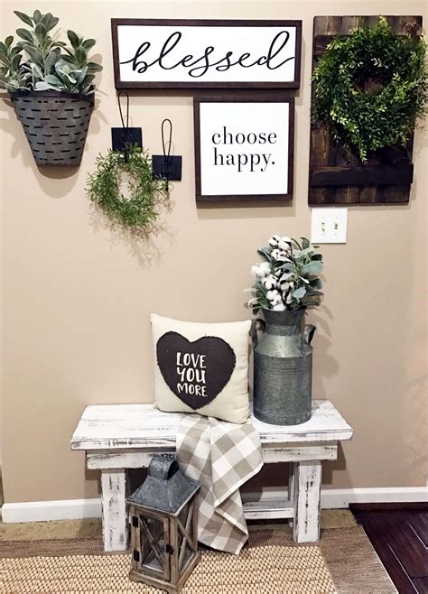 45 Charming Farmhouse Wall Decor Ideas To Add Some Rustic Flair To