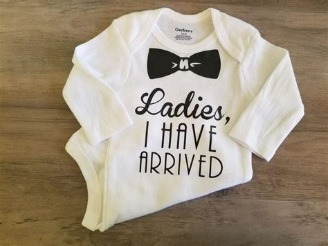 Your little bundle of joy has arrived safe and sound. Welcome Baby Boy! Ladies I have Arrived Onesie! Bundle of ...