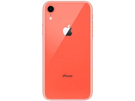 Iphone Xr Apple 64gb Coral 4g Tela 61” Retina Câmera 12mp Selfie