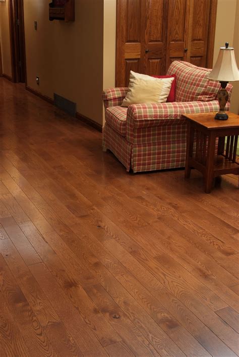 This grade definitely has character. 4" Character Grade White Oak flooring with traditional ...