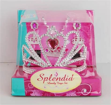 Fashion Design Plastic Princess Jewelry Set Crown Toys Buy Plastic