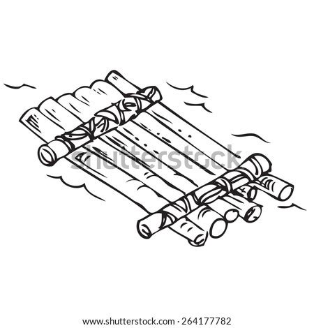 Dennis chan 3d blockout by: Wood Raft Coloring Coloring Pages