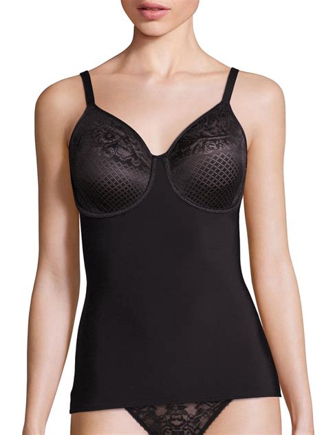 Wacoal Visual Effects Shaping Camisole With Built In Full Coverage Bra In Black Save 41 Lyst