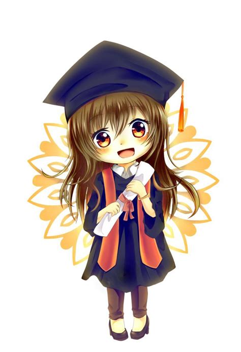 Chibi ~graduation Chibi Drawings Chibi Graduation Cartoon