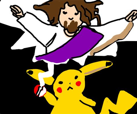 Pokemon But Jesus Is The Pokemon Drawception