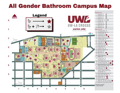 Location Of Gender Inclusive Restrooms Pride Center Uw La Crosse