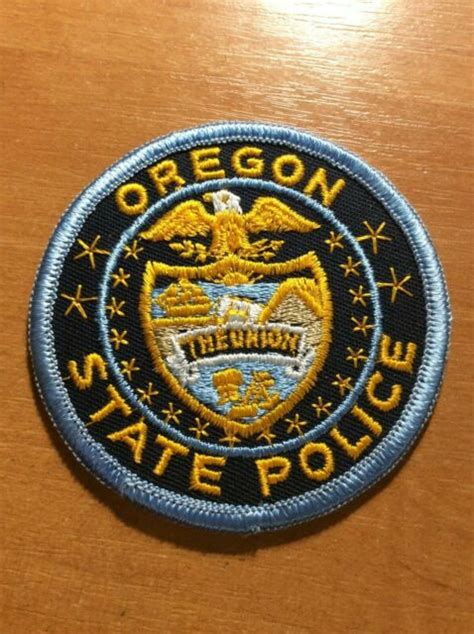 Vintage Patch Police State Oregon Ebay