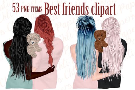 Best Friends Clipartgirls And Dogs Dog Clipart By