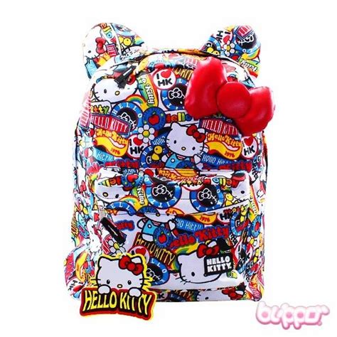 Hello Kitty Backpack I Love Hk Hello Kitty Backpacks Hello Kitty