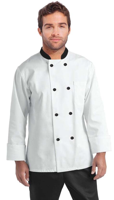 Chef Coat Unisex In Canvas Fabric 5 Oz Full Sleeve With 1 Chest