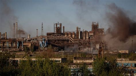 Russian Shelling In Azovstal Steel Plant Continues Ukrainian Soldiers