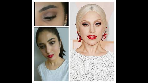 Lady Gaga Inspired Makeup Tutorial Oscars 2015 Youtube