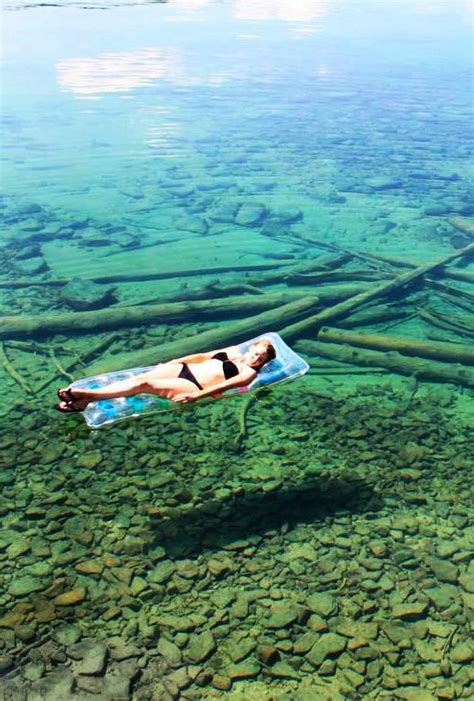 Crystal Clear Water Of Flathead Lake Montana Usa Pixohub Flathead Lake Travel Spot