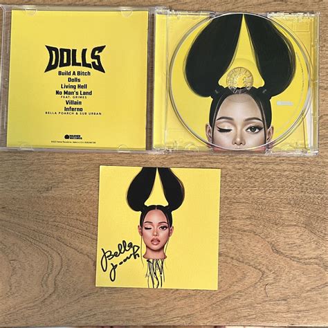 Bella Poarch Dolls Ep Cd And Signed Album Art Card Autograph Picture