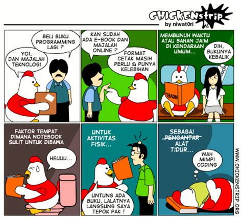 chickenstrip komik strip lucu karya anak indonesia