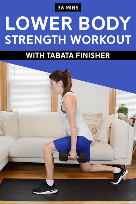 Lower Body Strength Workout With Tabata Finisher Laptrinhx News