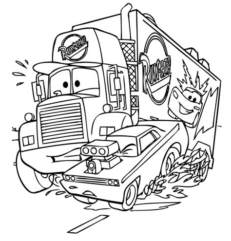 Top 25 truck coloring pages: Free Printable Monster Truck Coloring Pages For Kids
